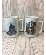 Vintage 1985 Norman Rockwell Looking Out To Sea River Pilot Coffee/Tea C... - €10,23 EUR