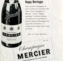 1952 Mercier Cuvee Champagne Advertisement Distillery Sphere UK Import H... - €16,98 EUR