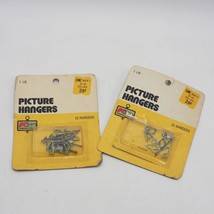 Vintage Pair K-Mart Picture Hangers Advertising Packet Design Packaging - £11.65 GBP