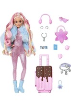 BARBIE Extra Fly - Travel Doll with Winter Outfit and Accessories, Snow Theme - £43.41 GBP