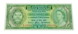 1969 British Honduras One Dollar Note in Unc. Condition Pick# 28b - $617.72 CAD