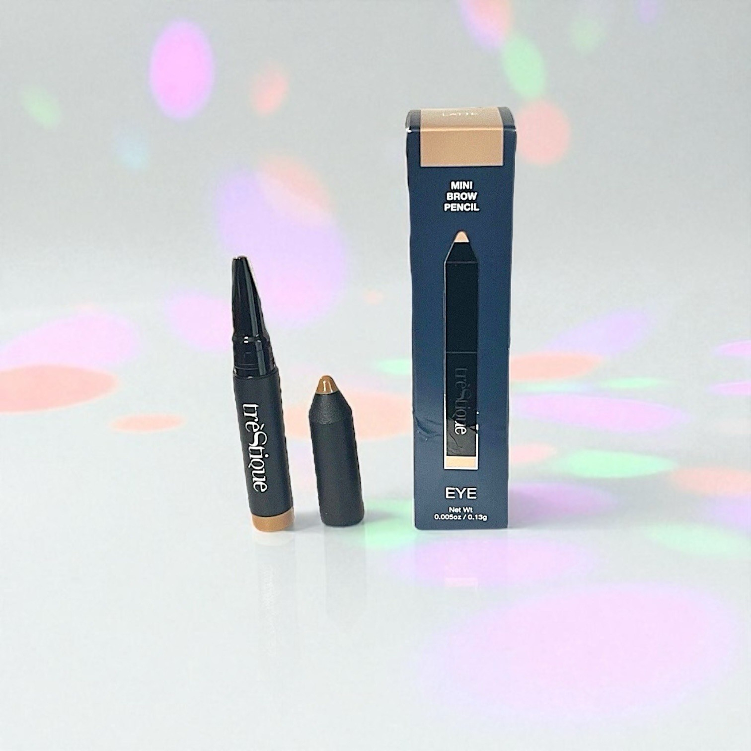 TreStique Mini Brow Pencil In Latte 0.005oz Brand New In Box - $19.79