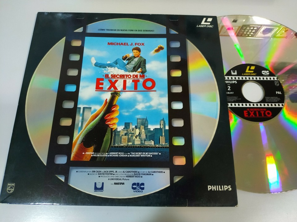 The Secreto Of Success MICHAEL J FOX Herbert Ross - Laserdisc LD ESPAÑOL - $37.97