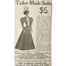 National Cloak Co Suits Skirts 1897 Advertisement Victorian Fashion ADBN1A8 - $28.01 CAD