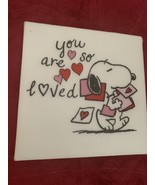 Snoopy - You Are So Loved -square board styrofoam heart - $34.97 CAD