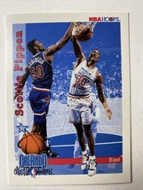 1992-93 Hoops Chicago Bulls Basketball Card #300 Scottie Pippen AS - £0.78 GBP