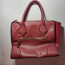 Aldo burgundy large handbag with shoulder strap - £18.42 GBP