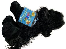 GANZ Webkinz Black Poodle Dog Bean Bag Plush Stuffed Animal Toy - $6.83