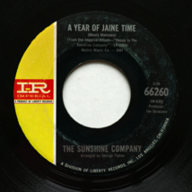 The Sunshine Company -  Back On The Street Again / A Year Of Jaine Time 45 Singl - £12.81 GBP