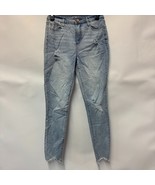 Tinseltown Women Juniors 3 / 26 Light Blue Wash Ripped Skinny Jeans RETA... - €21,12 EUR