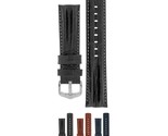 HIRSCH Professional Leather Watch Strap - Genuine Leather Padded Stitche... - £75.84 GBP