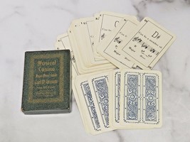 Rare 1920s Musical Casino Major Minor Card Game Carl W Grimm Theodore Presser Co - £26.46 GBP