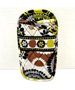 Vera Bradley Cocoa Moss Quilted Fabric Double Glasses Sleeve Pouch - £10.04 GBP