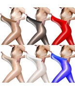 Super Elastic High Gloss Shiny Pantyhose Sheer Stockings Tights Hosiery ... - £7.34 GBP