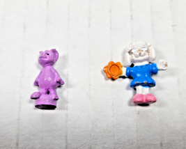 Polly Pocket Carla Kitty &amp; Pink Purple Mouse Mini Figure Lot - $91.78 MXN