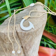 da Hawaiian Store Hand-Made Fishhook Necklace Choker - £15.79 GBP