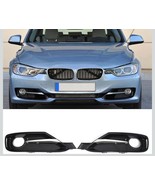 2X Front Bumper Fog Light Grill Bezel Cover w/ Chrome Trim For BMW F30 2... - $924.57 MXN