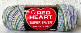 Red Heart Super Saver Ombre Worsted Acrylic Yarn-1 Skein Watercolor #318 - £13.35 GBP