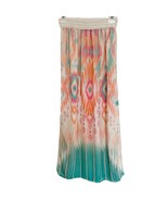 Body Central Pastel Coastal Cowgirl Maxi Skirt Swim Coverup Size 6 - $38.63 CAD