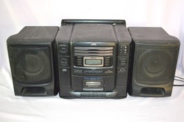 Vintage JVC Boom Box 3 CD Am/FM Cassette 2 Speaker System PC-XC10BK Free... - $19.79