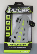 Pulse Artery by Allen 2-Strap Bow Archery Armguard Adjustable Gray - £5.79 GBP