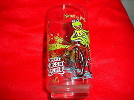 KERMIT THE FROG THE MUPPETS VINTAGE 1981 MCDONALD&#39;S DRINKING GLASS FREE ... - $14.95