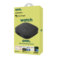Onn Android TV 4K UHD Streaming Device with Voice Remote and HDMI - £51.11 GBP