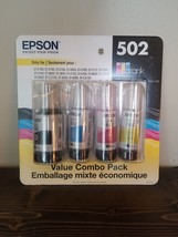 Epson 502 Ink Value Combo Pack Genuine ECO-TANK Printers Exp. 01/2027 - $44.55
