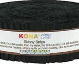 Skinny Strips - Kona® Cotton Solids Black Colorstory 1.5&quot; Fabric Strips ... - £20.08 GBP