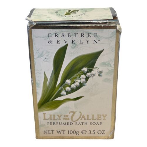 Crabtree & Evelyn Lily of the Valley Perfumed Bath Soap 3.5 oz New - $23.75