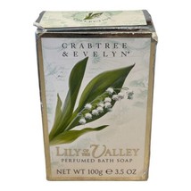 Crabtree &amp; Evelyn Lily of the Valley Perfumed Bath Soap 3.5 oz New - £18.98 GBP