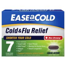 EASEaCOLD Cold &amp; Flu Relief 18 Capsules - £60.96 GBP