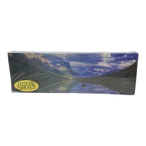 Primary image for Glacier National Park Panoramic Puzzle 500 Piece  12" X 36" Sealed New Rectangle
