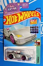 Hot Wheels Factory Set New For 2022 Tooned Series Barbie Extra Gray &amp; Pink - £3.15 GBP