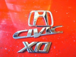 96-00 Honda Civic DX Rear Trunk Emblem Badge 97 98 99 Nameplate Coupe Se... - £17.68 GBP