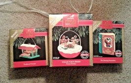 HALLMARK MAGIC Light &amp; Motion Keepsake Ornaments Christmas Xmas 1992 nut... - €65,13 EUR