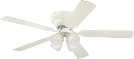 Indoor Ceiling Fan With Light, 52-Inch, White, Westinghouse Lighting 723... - $147.94