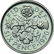 Last Ever English Sixpence Coin   - £29.46 GBP