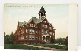 Cortland New York Central High High School c1914 Postcard B19 - £5.53 GBP