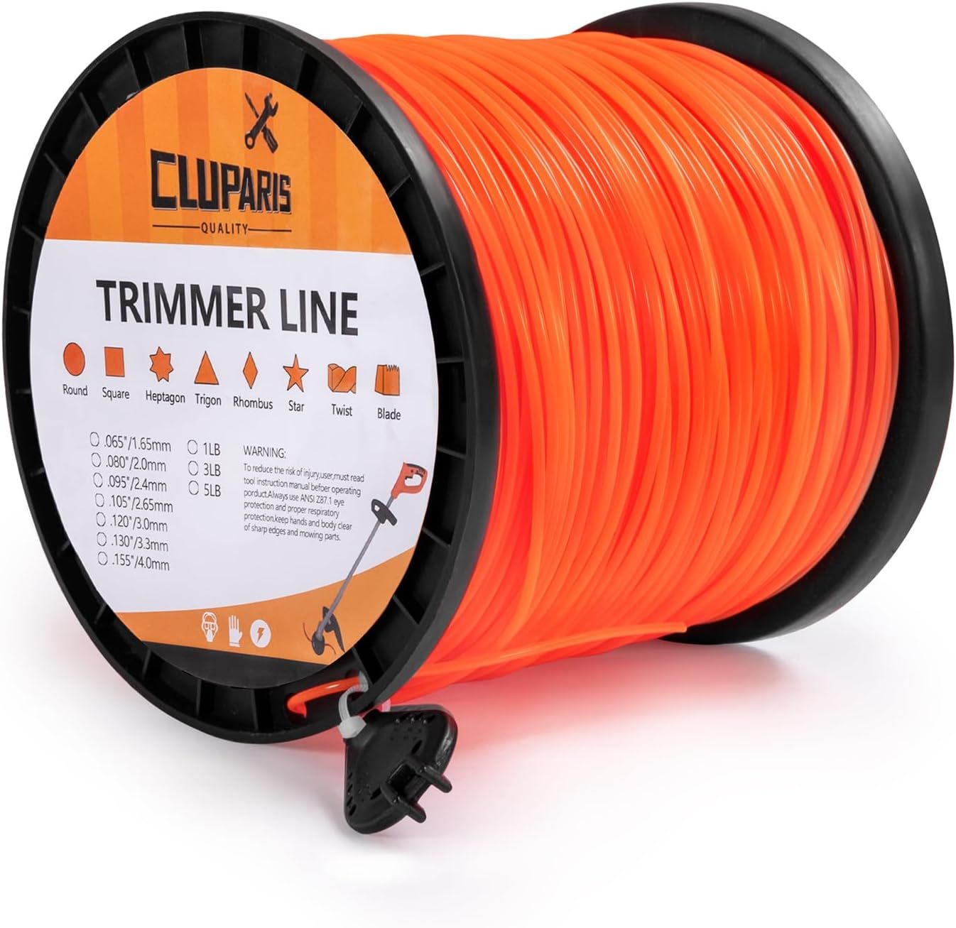 Line Of Cluparis Round String Trimmer. - $38.95