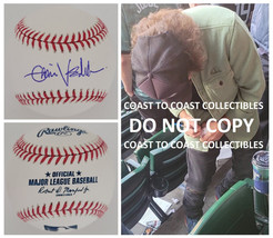 Eddie Vedder Pearl Jam signed MLB baseball COA exact proof autographed - £1,159.86 GBP