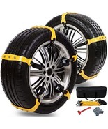 Snow Chains for SUV Car Anti Slip Adjustable Universal Emergency Thicken... - $58.14