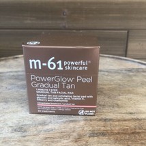 M-61 PowerGlow Peel Gradual Tan Facial Pad 30 Treatments Boxed - $37.39