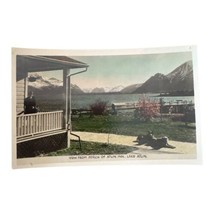 Atlin Inn British Columbia Canada Postcard View From Inn Of Lake c1940&#39;s... - $8.99