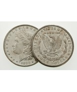 1880-S &amp; 1880-O $1 Silver Morgan Dollar Lot of 2 Coins in AU Condition - £138.81 GBP