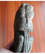 Ancien support mural en bois sculpté corbeille dragon chinois lion 16 po... - $223.69 CAD