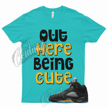 CUTE T Shirt to Match 5 Aqua Black Aquatone Taxi Yellow Pollen V Tone Teal 1 - £20.49 GBP+