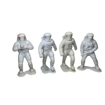 1970&#39;s Louis Marx White Plastic 6&quot; Astronaut Figurines Lot of 4 - $34.20