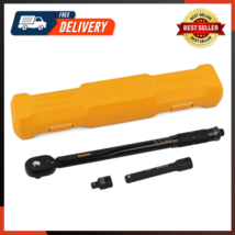 1/2-Inch Drive Click Torque Wrench 10-150 Ft.lb / 13.6-203.5 Nm, Professional - £26.24 GBP