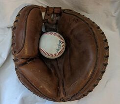 Vintage Curt Blefary Rawlings DB45 Baseball Gant Droit Main Jeté Marron - $51.91